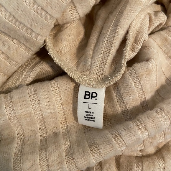 BP Turtleneck Top Long Sleeve Ivory Size Large - Picture 8 of 9